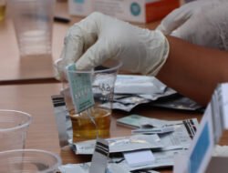 Polres Humbahas Tunjukkan Komitmen Brantas Narkoba, Laksanakan Tes Urine Pada Personel