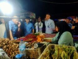 Yoppy – Rustam Kunjungi Pedagang Pasar Satelit, Jika Terpilih Berikan Solusi Persoalan Pedagang