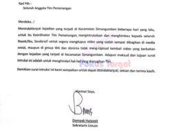 Anehh…! Instruksi Penghapusan Video Insiden Simangumban Dari Tim Pasangan Satika-Sarlandy 01 Ada Apa…?
