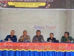 Polres Samosir Siapkan Pengamanan Ketat pada Rapat Pleno PPK Pilkada Serentak 2024