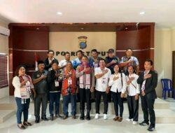 Panitia Percepatan Provinsi Tapanuli PPPT DPD Tapanuli Utara Audensi ke Polres Tapanuli Utara