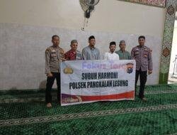 Jelang Ramadhan 1446 H, Polsek Pangkalan Lesung Gencarkan Himbauan Kamtibmas melalui Subuh Harmoni