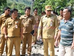 Bupati dan Wakil Bupati Humbahas Tinjau Akses Jalan Terdampak Longsor di Desa Tipang