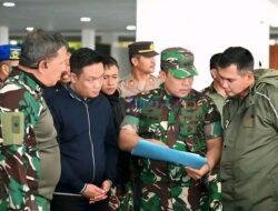 Bupati Humbahas Dr Oloan P Nababan Sambut Pangkogabwilhan I Letjen TNI Kunto Arief Wibowo di Wilayah Korem 023/KS