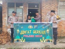 Polsek Ukui Peduli, Bagikan Sembako untuk Warga Kurang Mampu di Ramadhan 1446 H