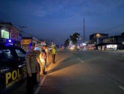 Polsek Pangkalan Kuras Gelar Patroli Subuh, Antisipasi Balap Liar dan Tawuran di Bulan Ramadhan