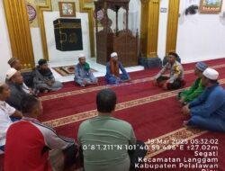 Polsek Langgam Gelar Kultum Subuh Keliling dalam Ops Tertib Ramadhan