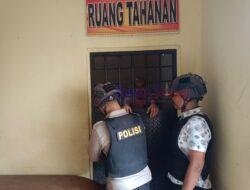 Pastikan Keamanan, Polsek Kerumutan Lakukan Pengecekan Rutan