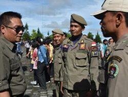 Bupati Humbahas Pimpin Apel Gabungan Tenaga Non ASN 