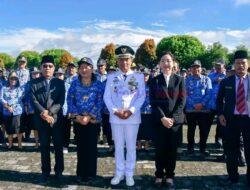 Bupati Humbahas Pimpin Upacara Peringatan Hari Otda ke-XXIX Tahun 2025