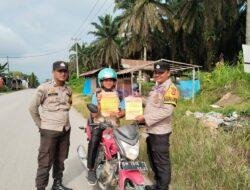 Mencegah Karhutla, Polsek Kerumutan Lakukan Patroli dan Sosialisasi