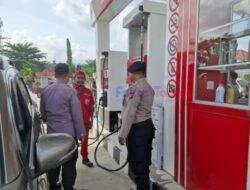 Cegah Gangguan Kamtibmas, Polsek Pangkalan Kerinci Patroli di Lokasi Vital