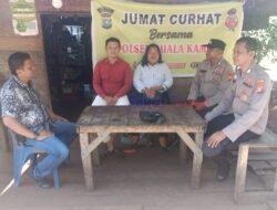 “Jum’at Curhat” Polsek Kuala Kampar, Warga Bebas Sampaikan Keluh Kesah