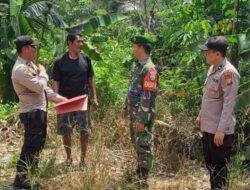 TNI-Polri Gencarkan Patroli Karhutla dan Sosialisasi Larangan Bakar Lahan di Pangkalan Lesung