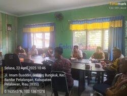 Polsek Bunut Dukung Kegiatan BNN di Desa Sialang Bungkuk, Wujudkan Situasi Aman dan Kondusif