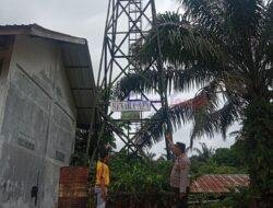 Antisipasi Karhutla, Polsek Pangkalan Kerinci Tinjau Menara Pantau PT Pesawoan Raya