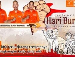 Partai Buruh Taput Ucapkan “Selamat Hari Buruh Internasional” 