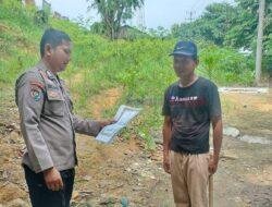 Cegah Karhutla, Polsek Pangkalan Kerinci Gencar Sosialisasi ke Masyarakat