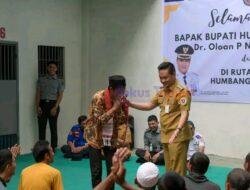 Bupati Humbahas Kunker Ke Rutan Kelas IIB, Upayakan Izin Klinik Rutan