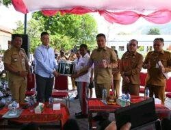 Bupati Humbahas Hadiri Penyerahan CSR PT BEL ke SMPN 007 Sinambela Baktiraja
