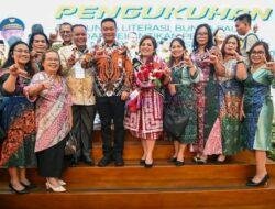 Bupati Humbahas Hadiri Pengukuhan Bunda PAUD, Bunda Literasi