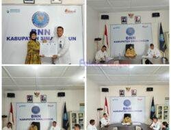 Jalin Sinergi, Rutan Tarutung Laksanakan Penandatanganan Perjanjian Kerja Sama dengan Badan Narkotika Nasional (BNN) Kab. Simalungun