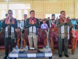 Bupati Humbang Hasundutan Hadiri Pentas Seni Siswa UPT SMP Negeri 001 Doloksanggul