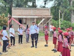 ‎Bupati Taput Tinjau Pembangunan Revitalisasi SDN 177931 Tumus di Kecamatan Parmonangan