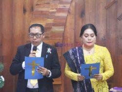 ‎Bupati Tapanuli Utara Hadiri Natal Oikumene Kecamatan Pangaribuan, Ajak Masyarakat Perkuat Kepedulian dan Kebersamaan