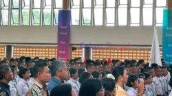 Fokus terhadap Peningkatan Kualitas SDM, Bupati Humbang Hasundutan hadiri Pengukuhan Siswa Baru SMA Unggul Del Angkatan XV