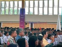 Fokus terhadap Peningkatan Kualitas SDM, Bupati Humbang Hasundutan hadiri Pengukuhan Siswa Baru SMA Unggul Del Angkatan XV