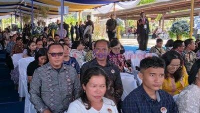 Pemkab Humbang Hasundutan Hadiri Pengukuhan Siswa Asrama Yayasan Tunas Bangsa Soposurung Angkatan XXXVII
