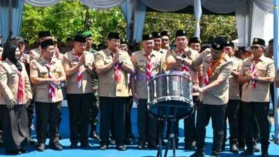 Diikuti Bupati Humbahas, Gubsu Tutup Perkemahan Jamdasu