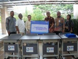 BRI Cabang Tarutung Bantu Fasilitas Belajar SMA Unggul DEL