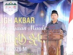Bupati JTP Hadiri Maulid Nabi di Tarutung, Ajak Warga Jaga Kerukunan