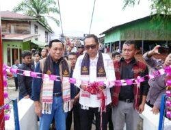 Bupati Taput Apresiasi Pembangunan Jembatan Asa SCTV di Parbaju Toruan